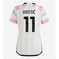 Juventus Filip Kostic #11 Bortedrakt Dame 2023-24 Kortermet